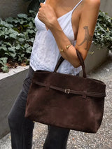 Seraphina™ | Vintage Suede-Effect Handbag