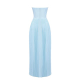 Aurélie™ | Pleated Corset Midi Dress